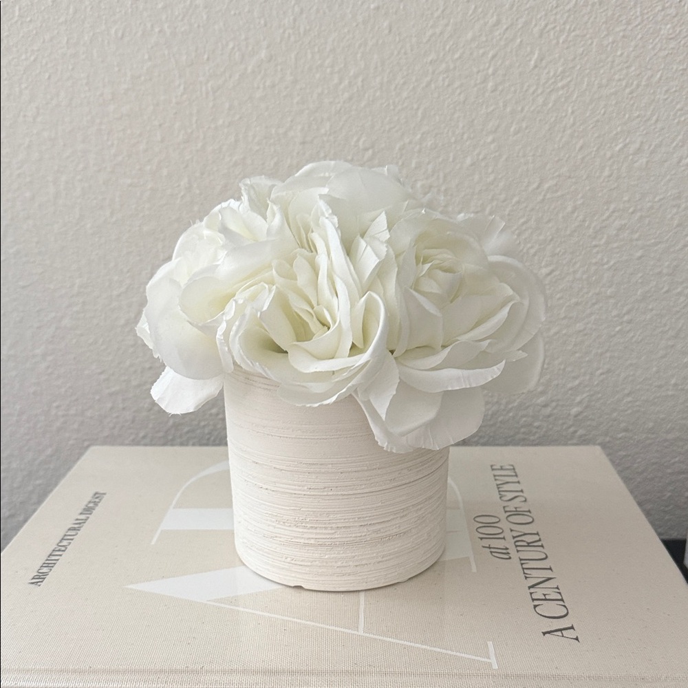 White Decorative Floral Arrangement